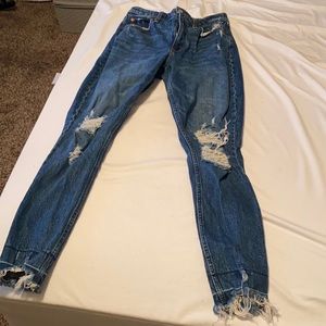 Abercrombie and Fitch the skinny high rise